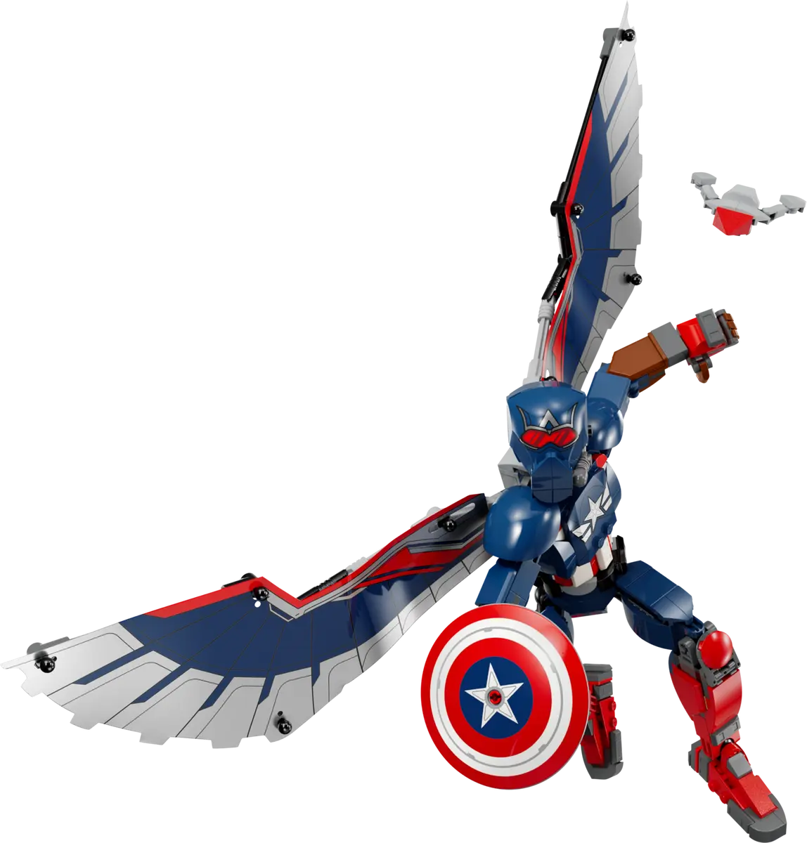 LEGO LEGO® Marvel Sestavitelná figurka: Nový Kapitán Amerika 76296 Obrázek