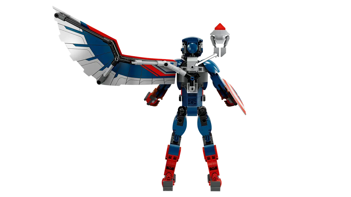LEGO LEGO® Marvel Sestavitelná figurka: Nový Kapitán Amerika 76296 Obrázek
