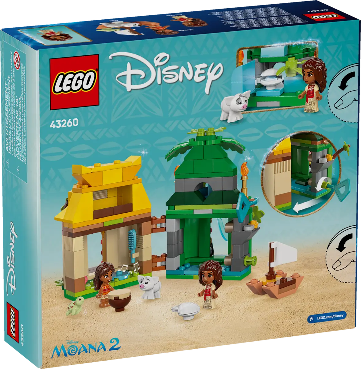 LEGO LEGO® Disney Princess Vaiana a zábava na ostrově 43260