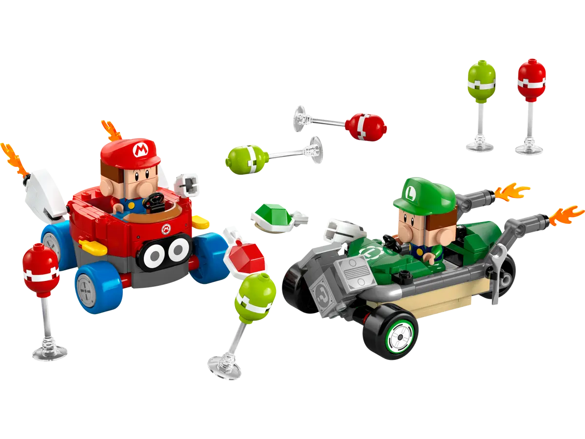 LEGO LEGO®  Super Mario™ Mario Kart™ – Baby Mario vs. Baby Luigi 72034 Obrázek
