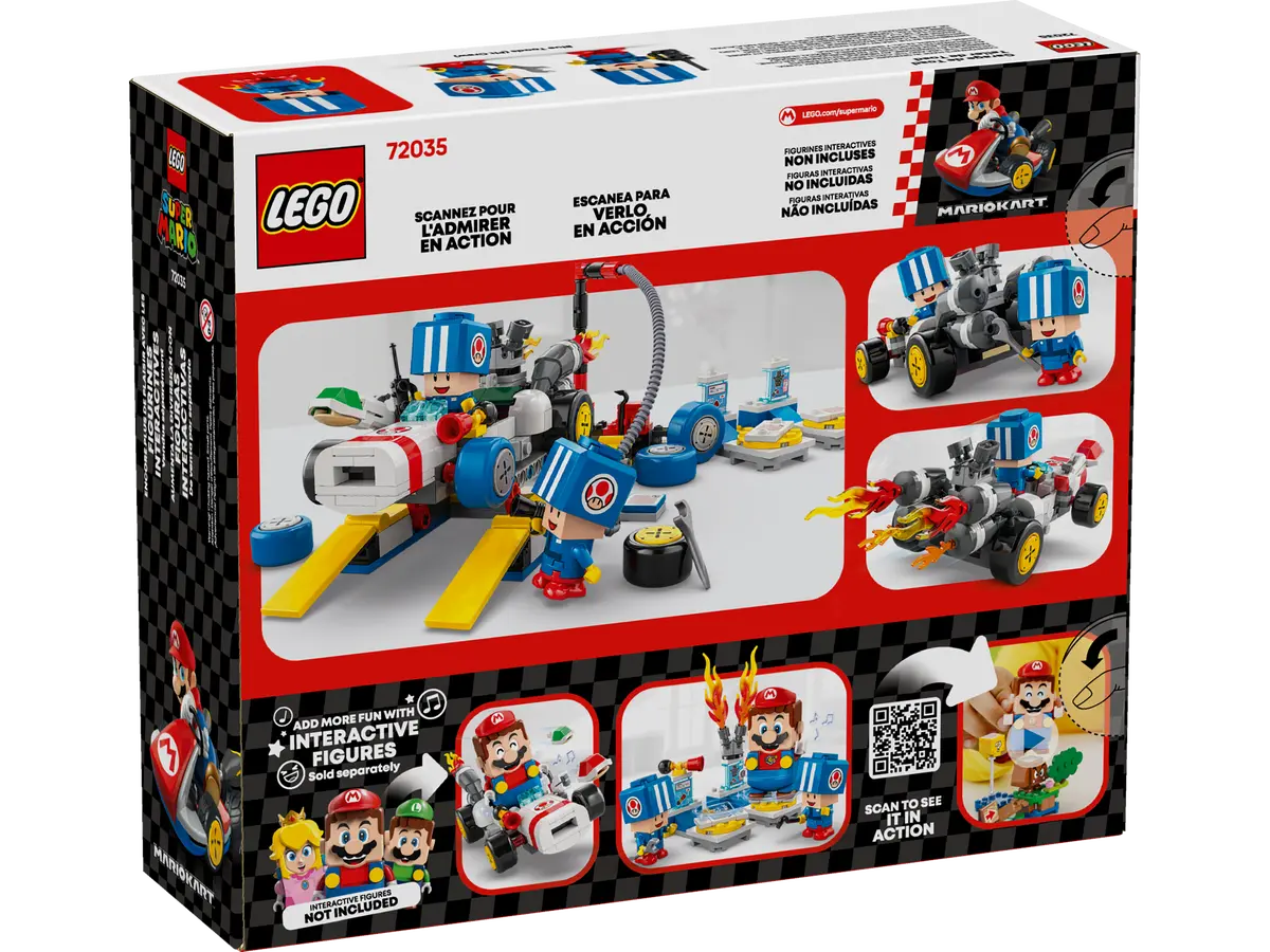 LEGO LEGO® Super Mario™ Mario Kart™ – Toad a jeho garáž 72035 Obrázek
