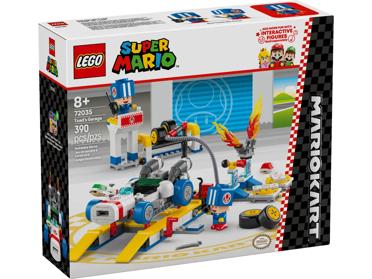 LEGO LEGO® Super Mario™ Mario Kart™ – Toad a jeho garáž 72035