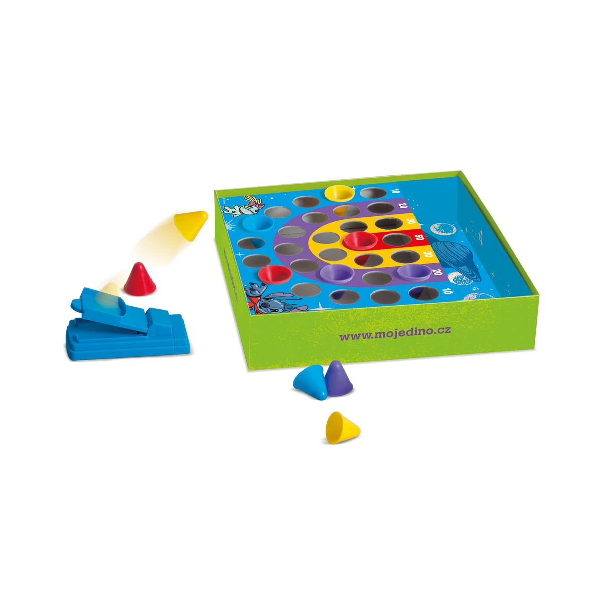 Dino Kloboučku hop – Stitch Obrázek