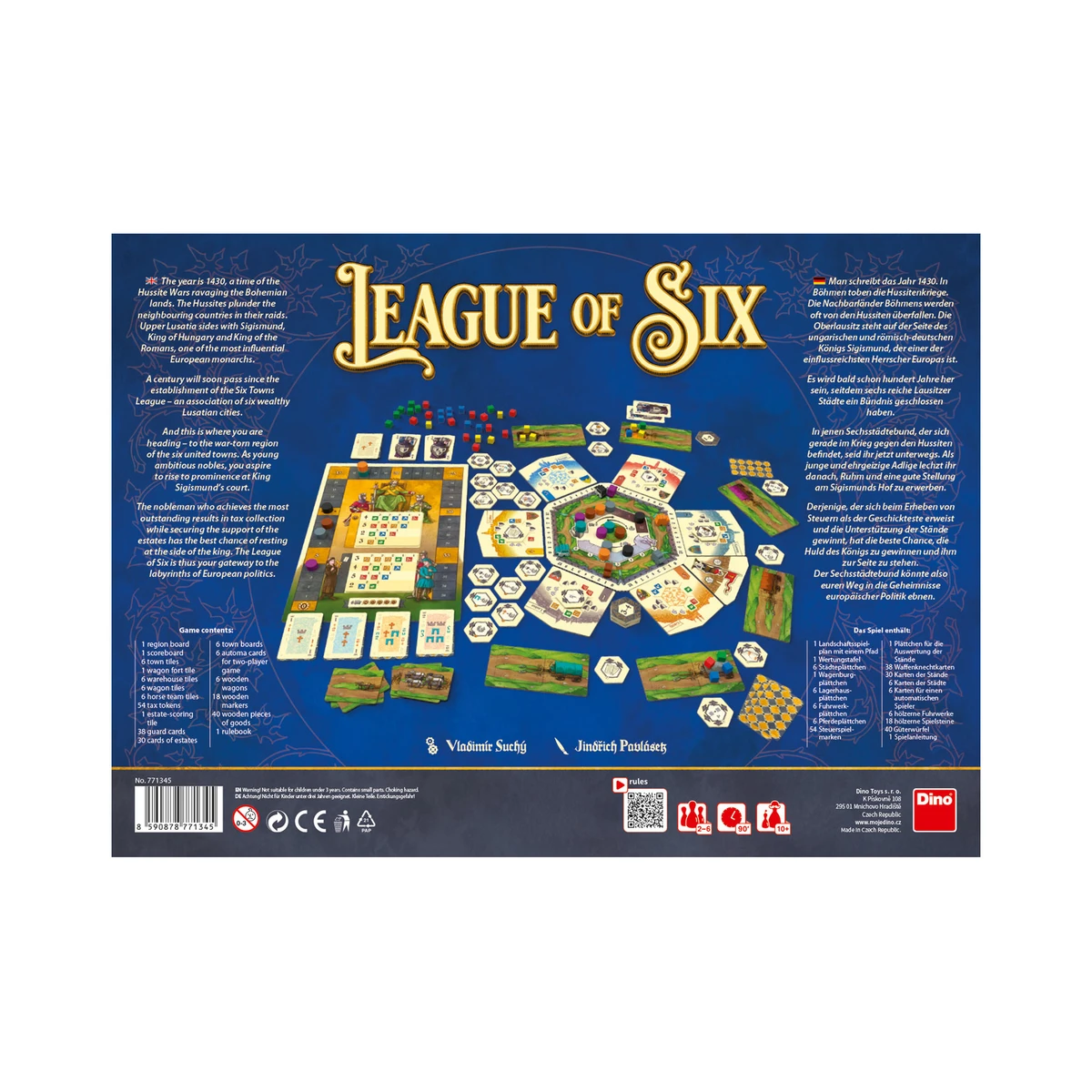Dino League of Six - EN/DE Obrázek