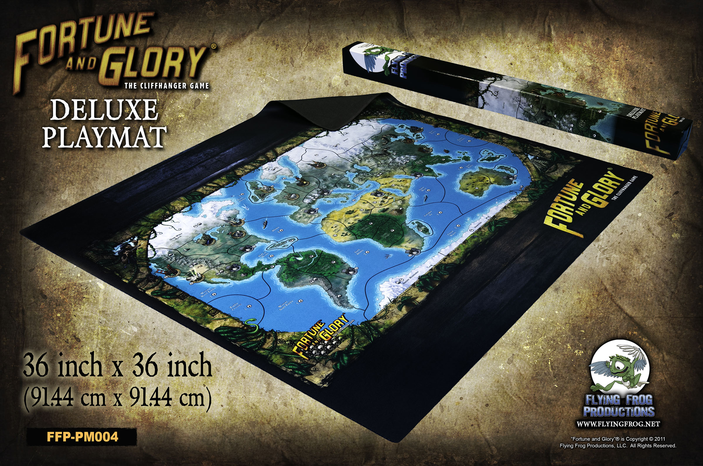 Flying Frog Productions Fortune & Glory: Deluxe Playmat - EN Obrázek