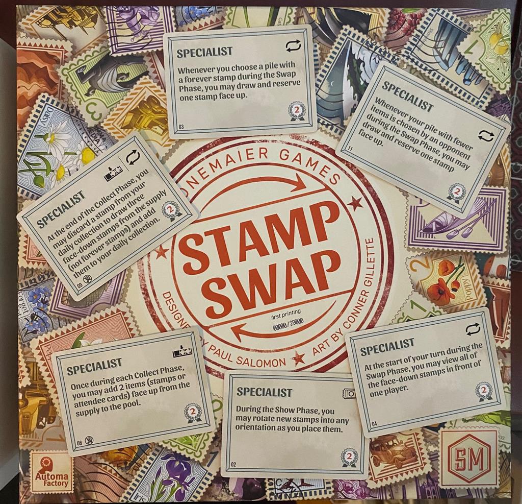 Stonemaier Games Stamp Swap - EN Obrázek