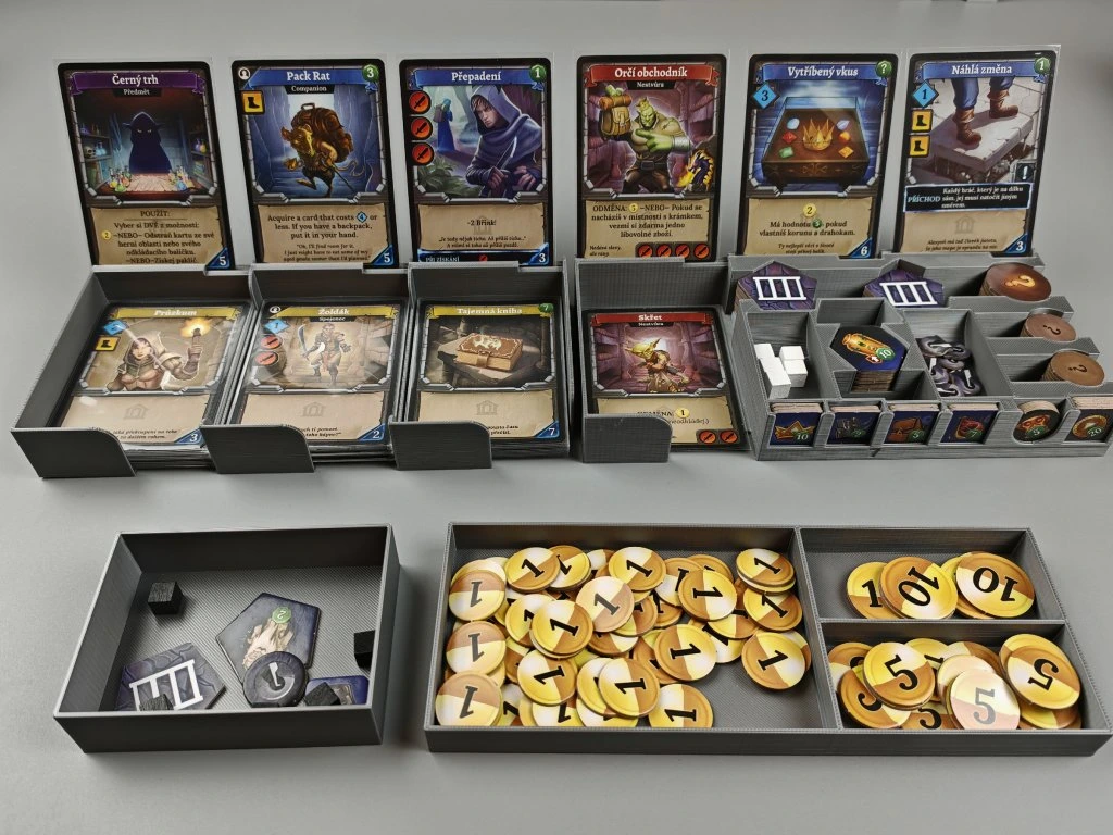 inserty.cz Insert: Břink! V katakombách + Lairs and Lost Chambers (černý, 0069) Varianta: Bez mřížek Obrázek