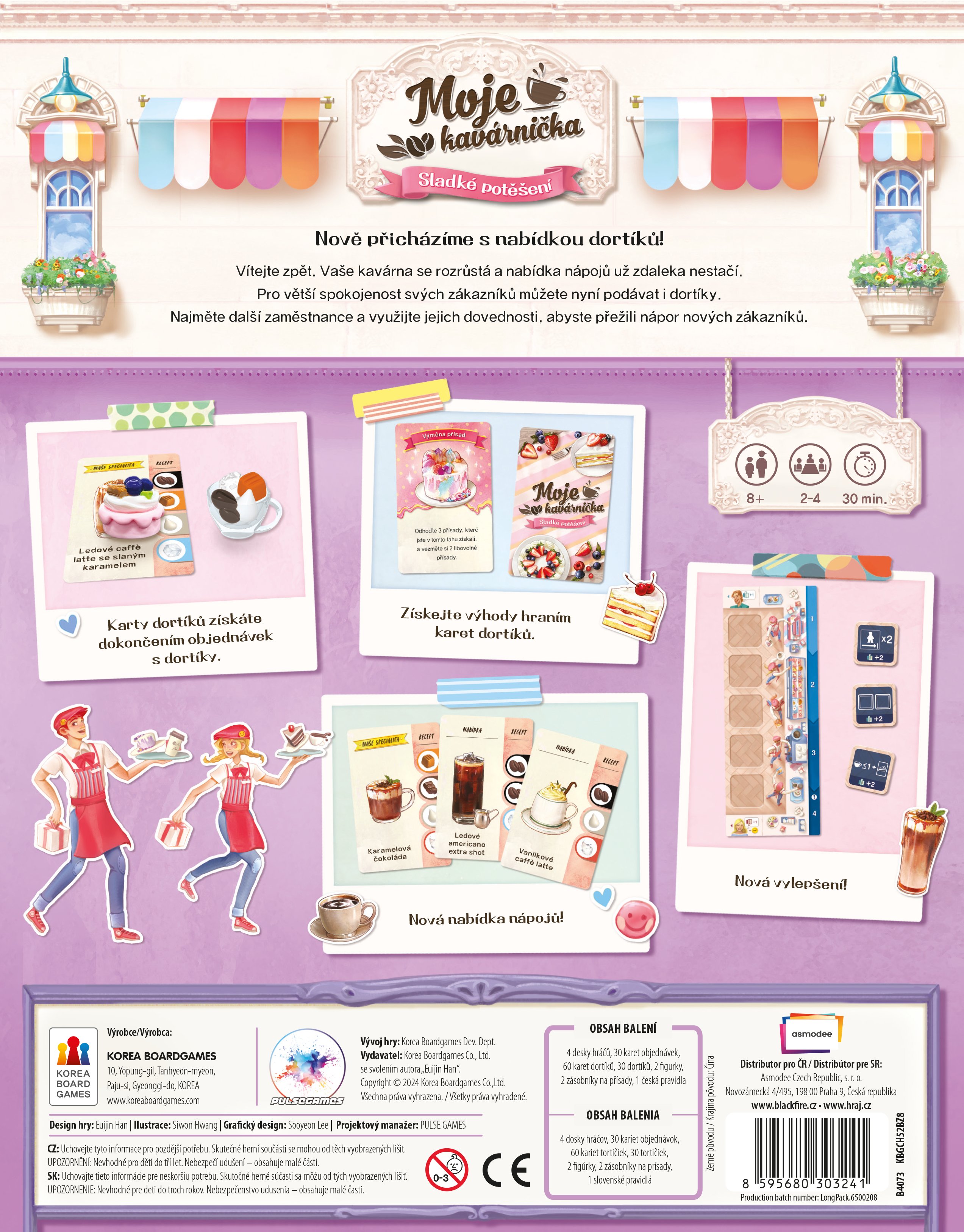 Asmodee Czech Republic Moje kavárnička: Sladké potěšení Obrázek