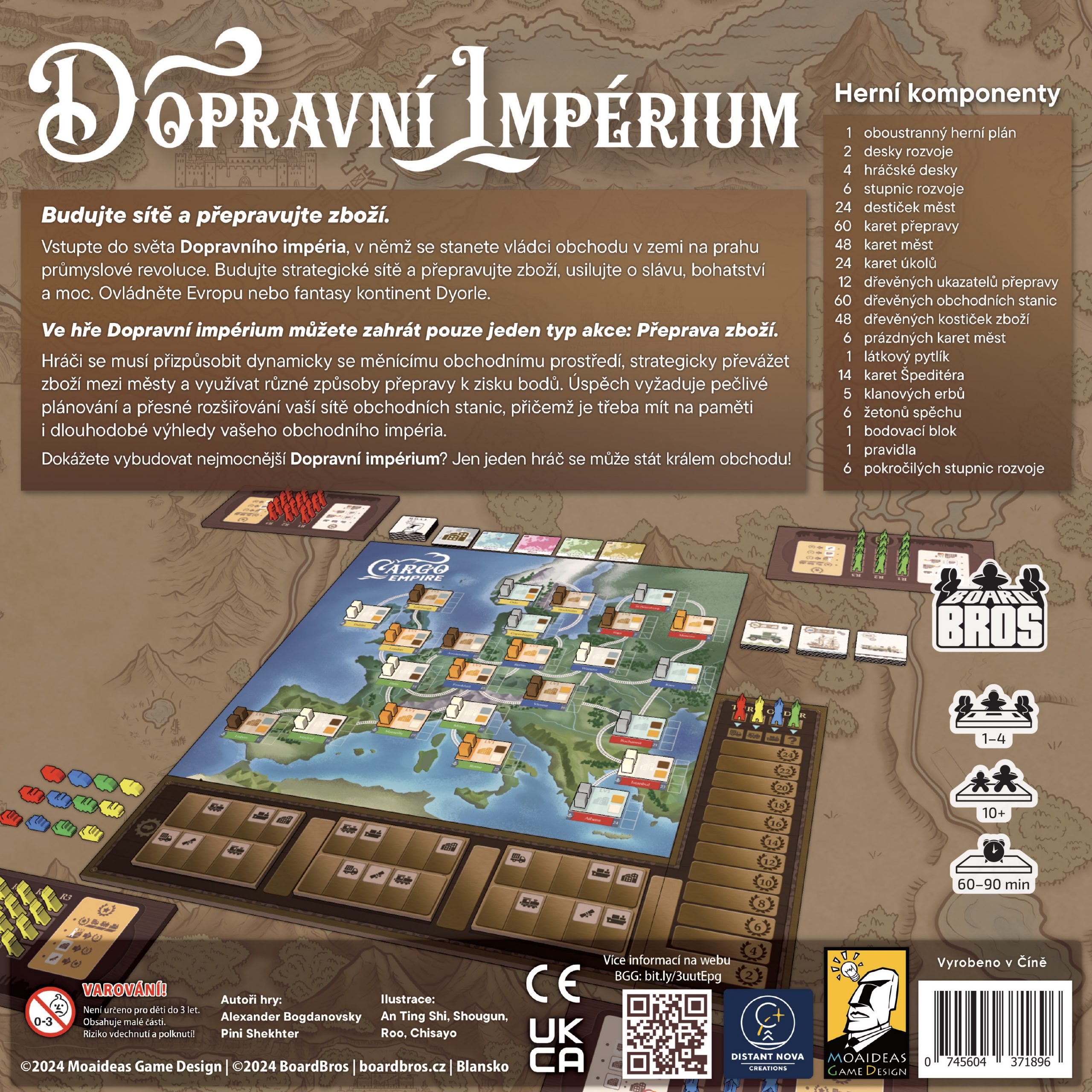 BoardBros Dopravní impérium Obrázek