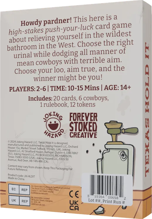 Joking Hazard Texas Hold It - EN Obrázek