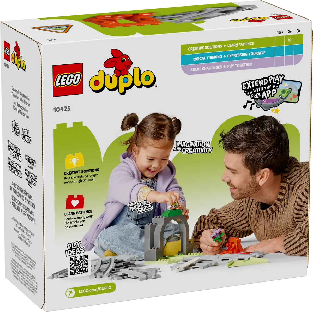 LEGO LEGO® DUPLO® Železniční tunel a koleje – rozšiřující sada 10425 Obrázek