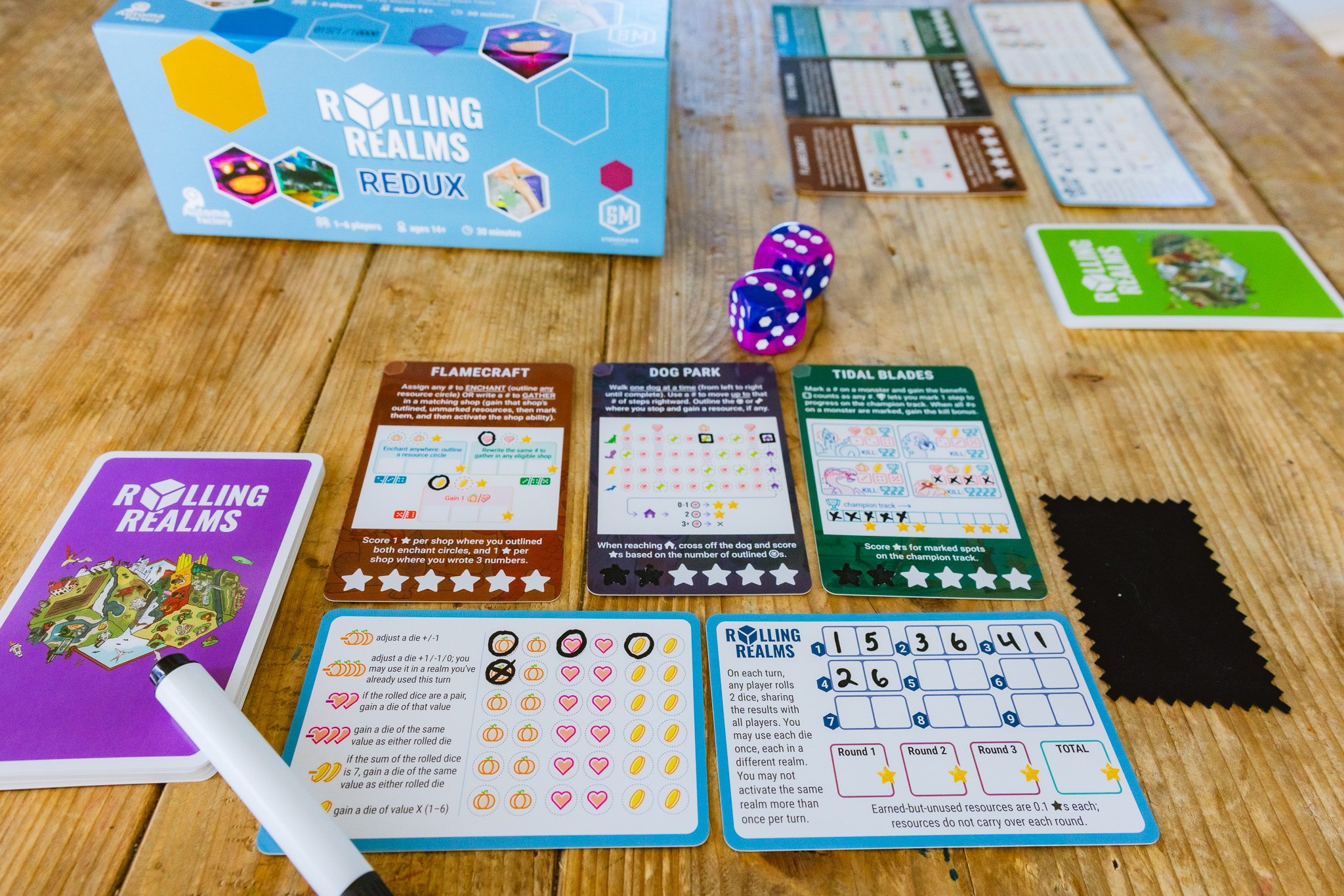 Stonemaier Games Rolling Realms Redux - EN Obrázek