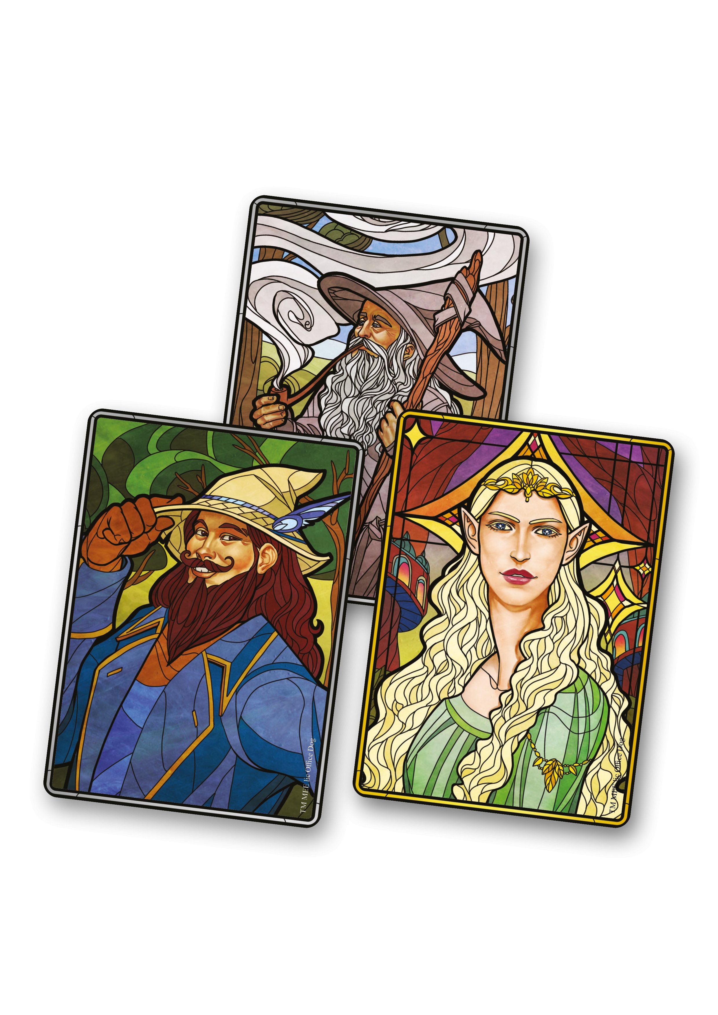 Asmodee Czech Republic Pán prstenů: Společenstvo prstenu – Štychová karetní hra + promo kapitola Dary Galadriel Obrázek