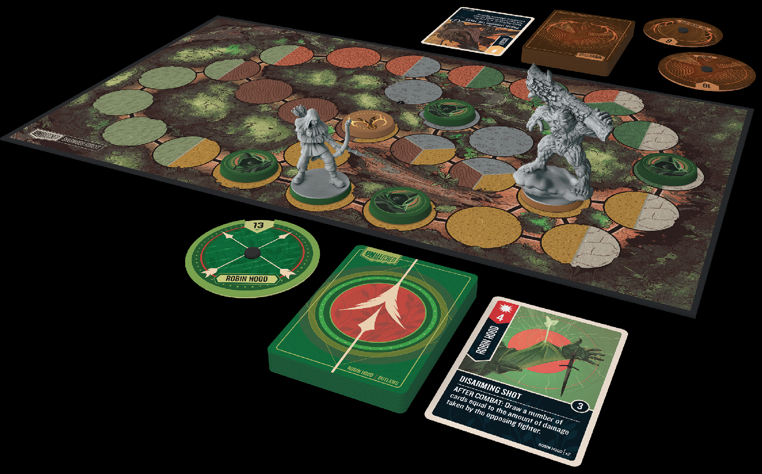 Restoration Games Unmatched: Robin Hood vs. Bigfoot Obrázek