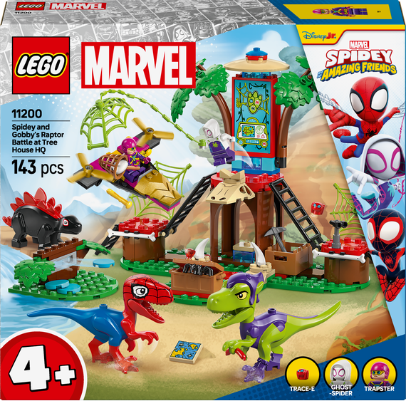 LEGO LEGO® Marvel Spidey, Gobby a raptoří bitva na základně na stromě 11200