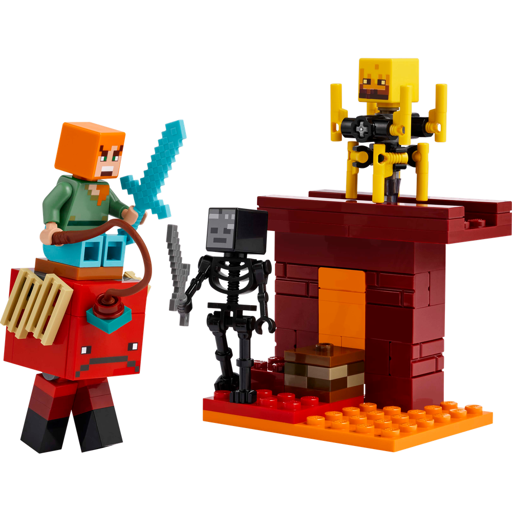 LEGO LEGO® Minecraft® Lávová bitva v Netheru 21266 Obrázek