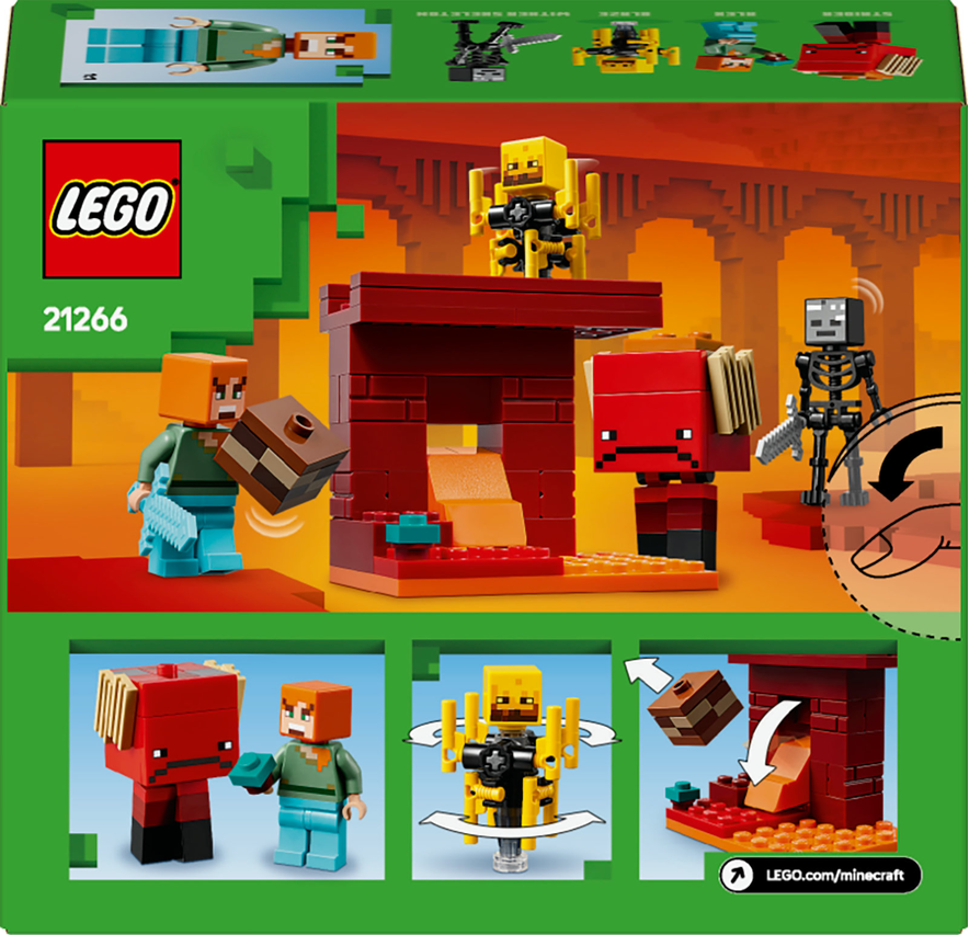 LEGO LEGO® Minecraft® Lávová bitva v Netheru 21266 Obrázek
