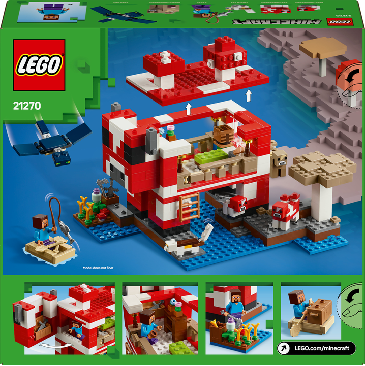 LEGO LEGO® Minecraft® Krávomůrčí domek 21270 Obrázek