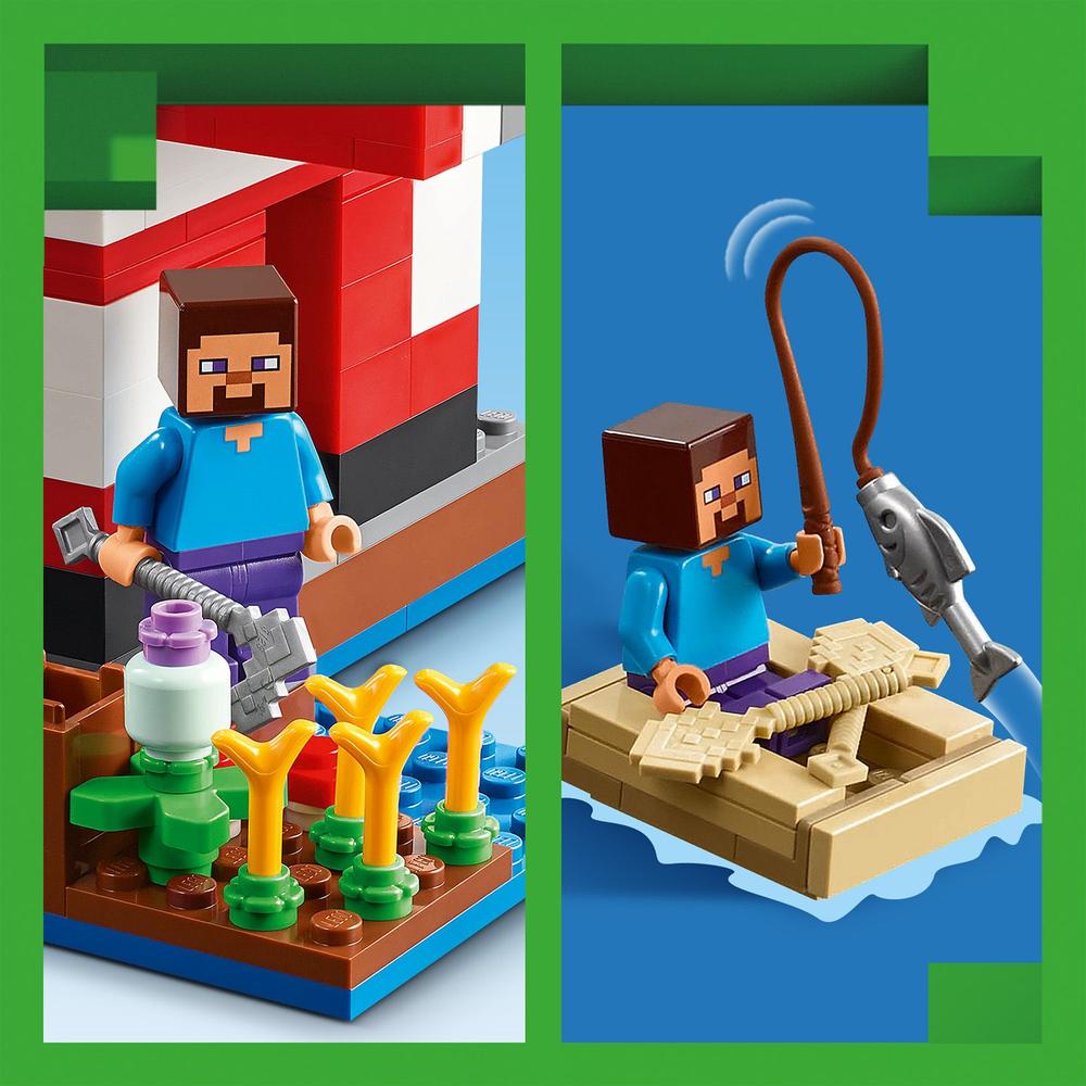 LEGO LEGO® Minecraft® Krávomůrčí domek 21270 Obrázek