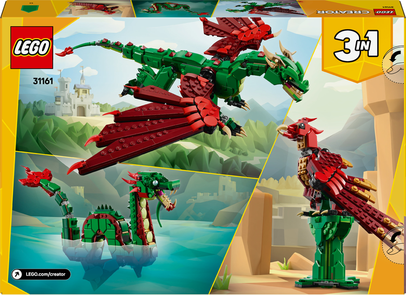LEGO LEGO® Creator 3v1 Středověký drak 31161 Obrázek