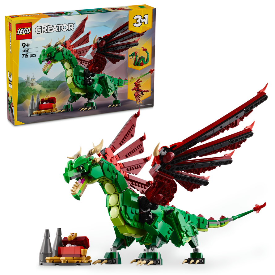 LEGO LEGO® Creator 3v1 Středověký drak 31161 Obrázek