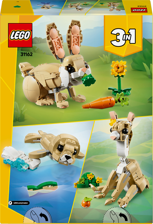 LEGO LEGO® Creator 3v1 Roztomilý králíček 31162 Obrázek