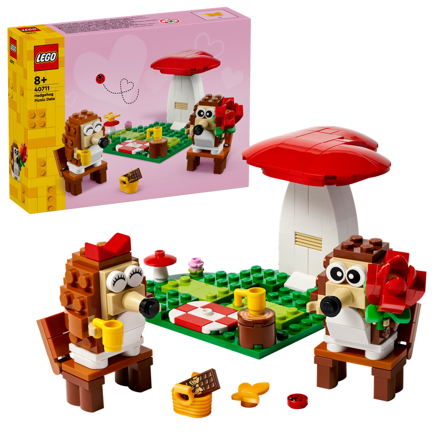 LEGO LEGO® Iconic Ježčí rande s piknikem 40711 Obrázek