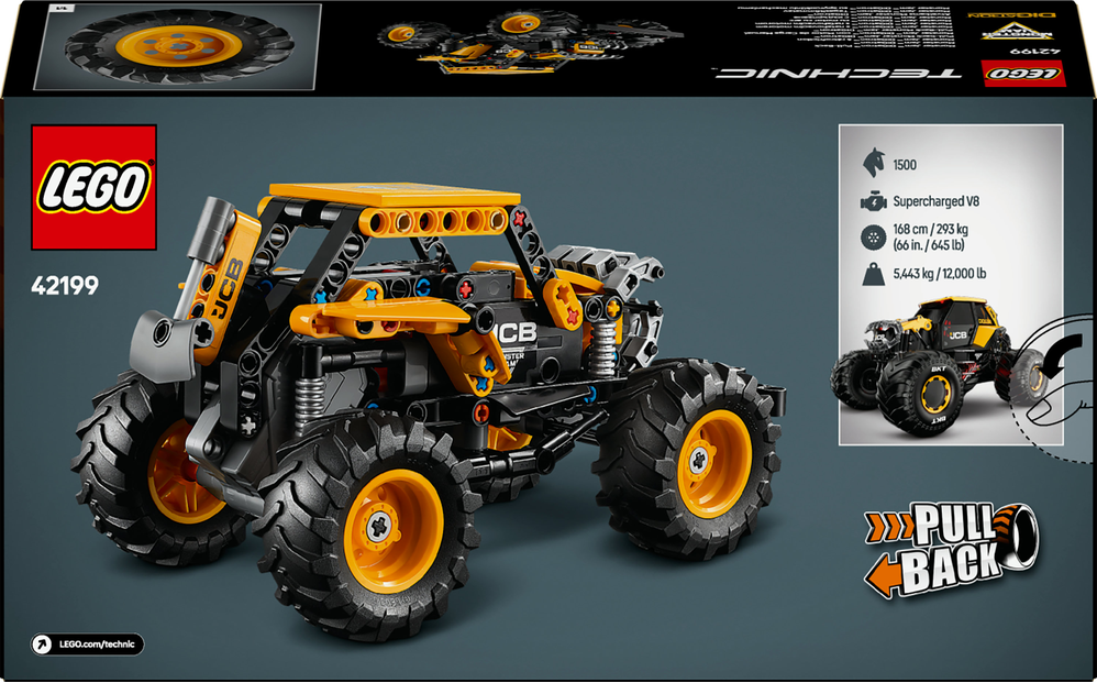 LEGO LEGO® Technic Monster Jam™ DIGatron™ s natahovacím motorem 42199 Obrázek