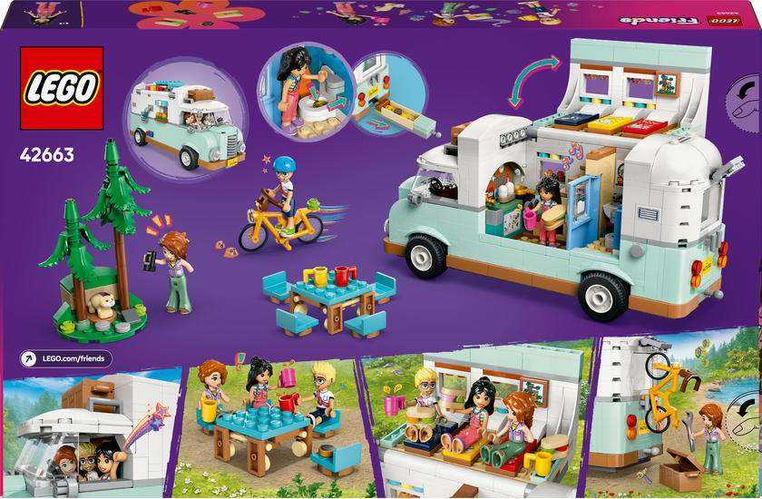 LEGO LEGO® Friends Dobrodružství s karavanem přátelství 42663 Obrázek