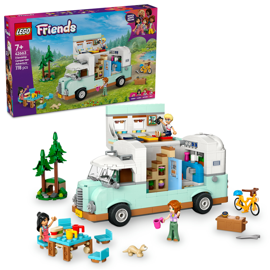 LEGO LEGO® Friends Dobrodružství s karavanem přátelství 42663 Obrázek