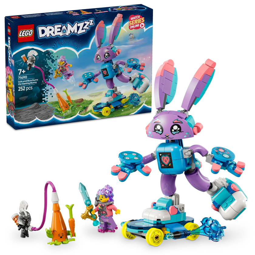 LEGO LEGO® DREAMZzz™ Izzie a herní králíček Bunchurro 71490 Obrázek