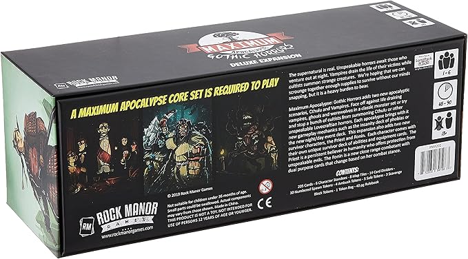 Rock Manor Games Maximum Apocalypse: Gothic Horrors – Deluxe Expansion - EN Obrázek