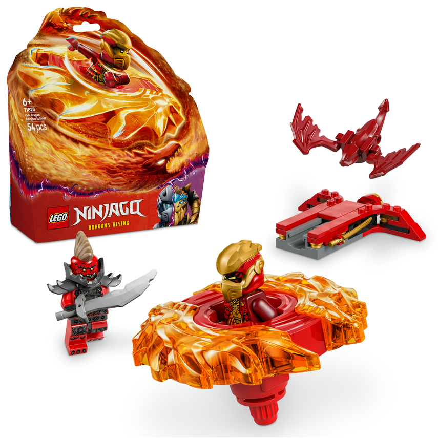 LEGO LEGO® NINJAGO® Kaiův dračí Spinjitzu spinner 71823 Obrázek