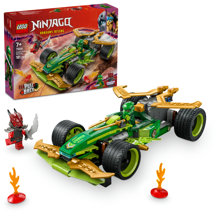 LEGO LEGO® NINJAGO® Lloydovo závodní auto s natahovacím motorem 71828 Obrázek