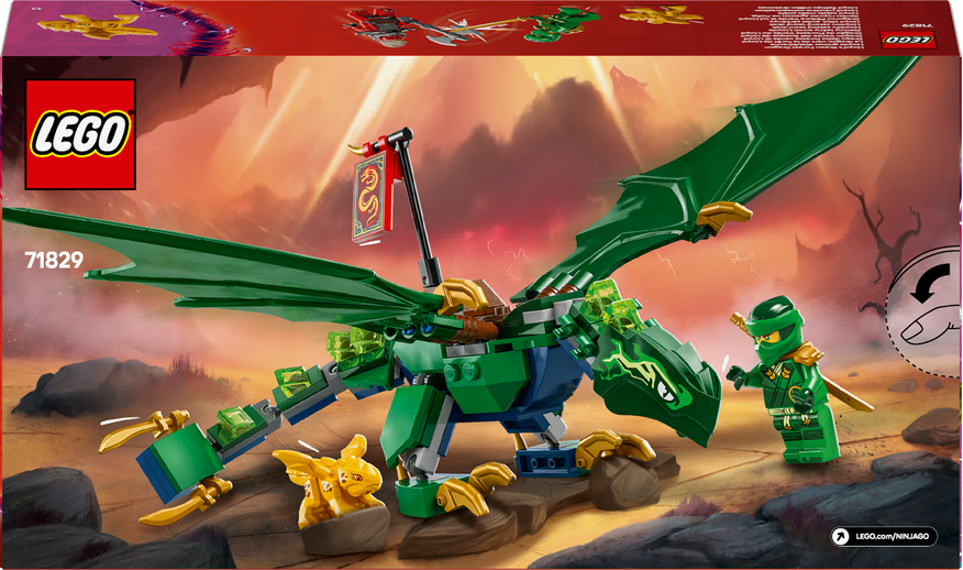 LEGO LEGO® NINJAGO® Lloydův zelený lesní drak 71829 Obrázek