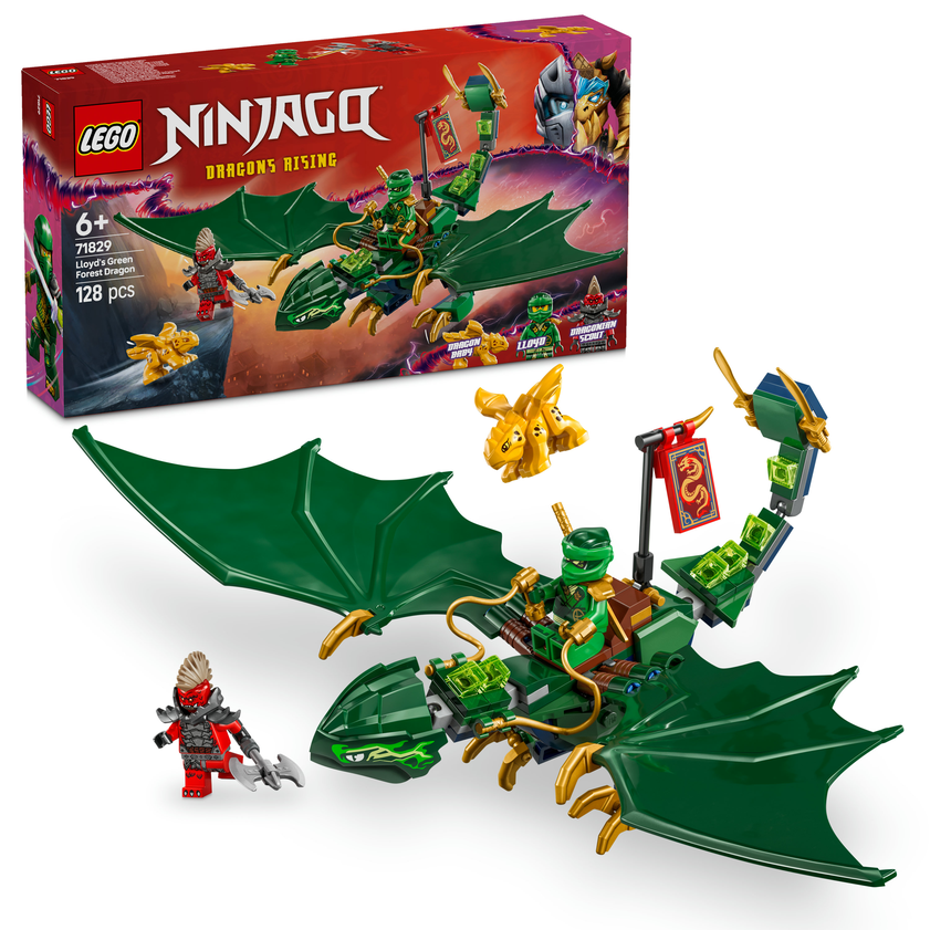 LEGO LEGO® NINJAGO® Lloydův zelený lesní drak 71829 Obrázek