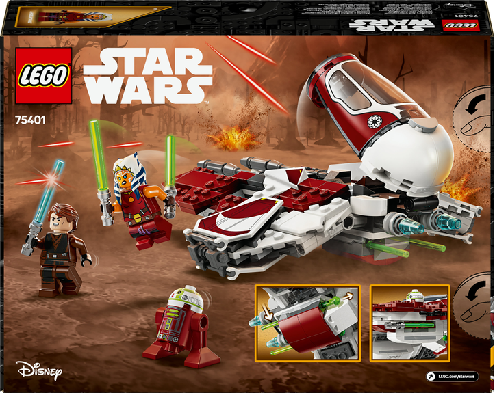 LEGO LEGO® Star Wars™ Ahsoka a jediská stíhačka Interceptor™ 75401 Obrázek