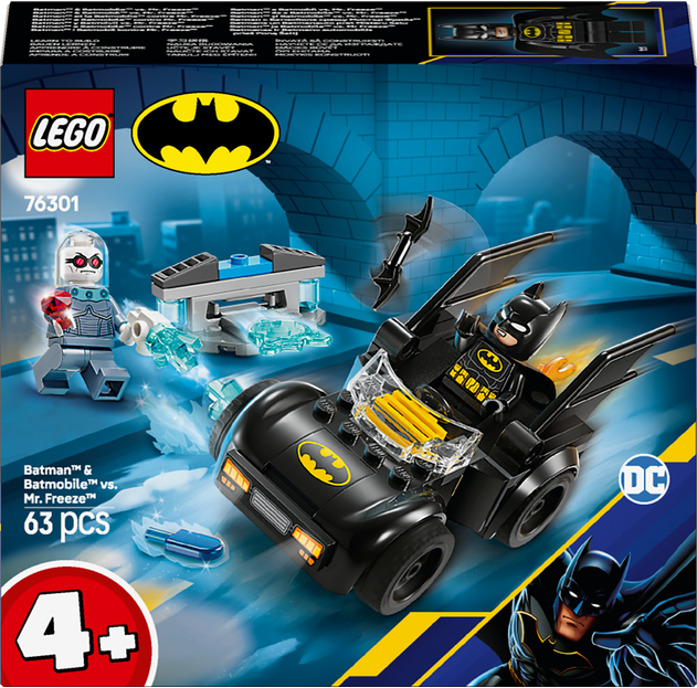 LEGO LEGO® DC Batman™ Batman™ a Batmobil vs. Mr. Freeze™ 76301 Obrázek