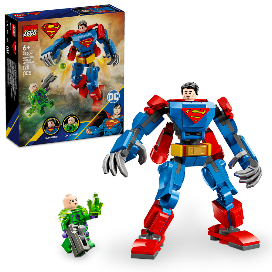 LEGO LEGO® DC Batman™ Superman™ v robotickém obleku vs. Lex Luthor™ 76302 Obrázek
