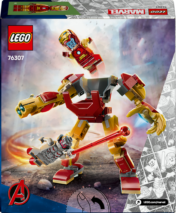LEGO LEGO® Marvel Iron Man v robotickém obleku vs. Ultron 76307 Obrázek