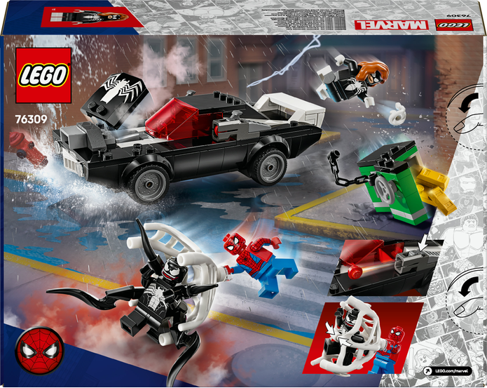 LEGO LEGO® Marvel Spider-Man vs. Venomův výkonný sporťák 76309 Obrázek