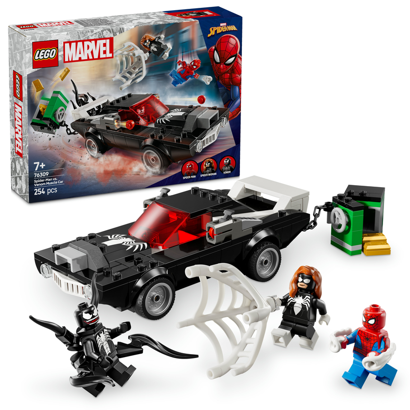 LEGO LEGO® Marvel Spider-Man vs. Venomův výkonný sporťák 76309 Obrázek