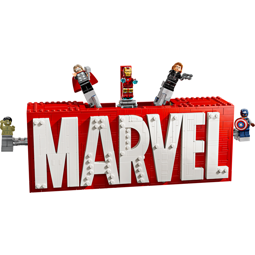 LEGO LEGO® Marvel Logo MARVEL a minifigurky 76313 Obrázek
