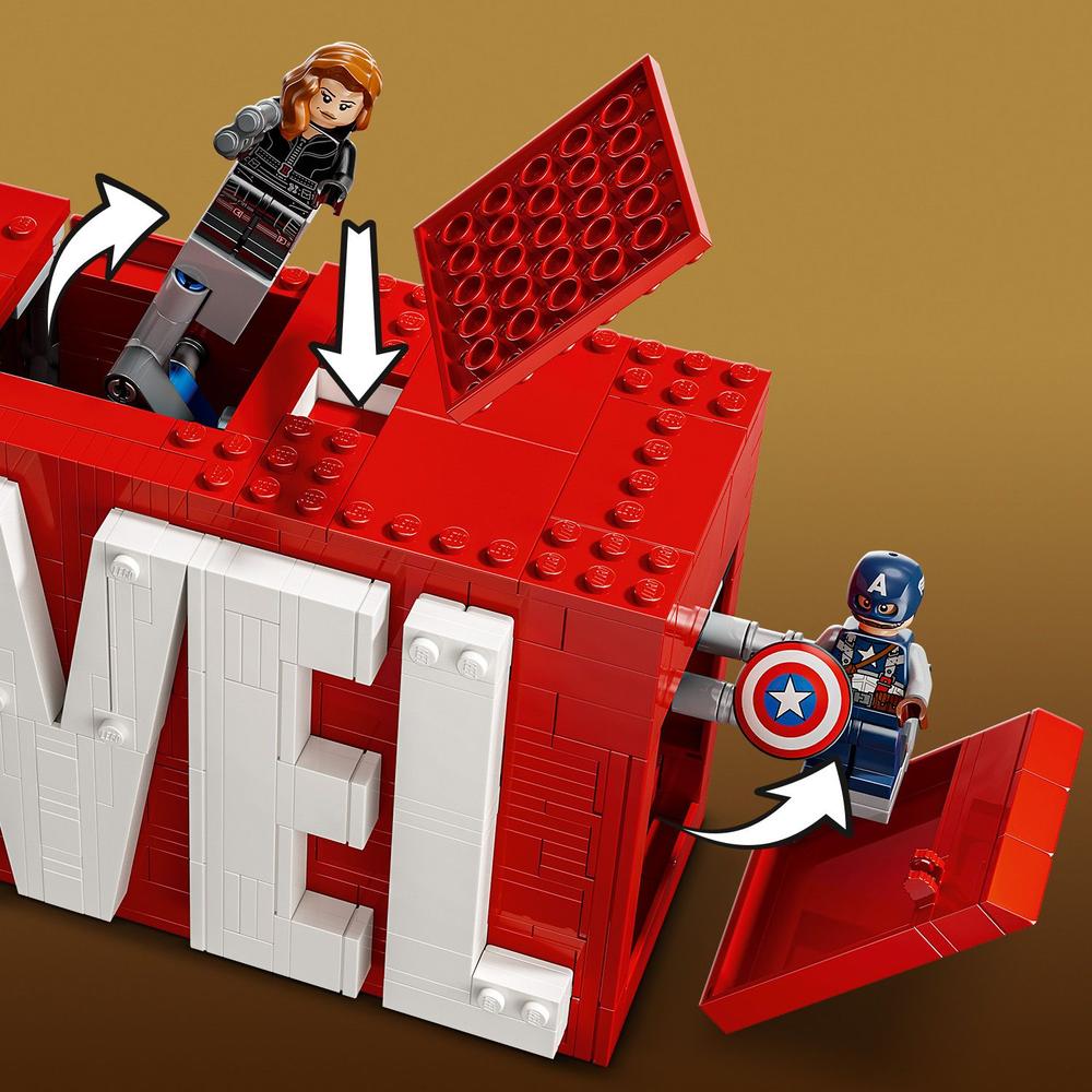 LEGO LEGO® Marvel Logo MARVEL a minifigurky 76313 Obrázek