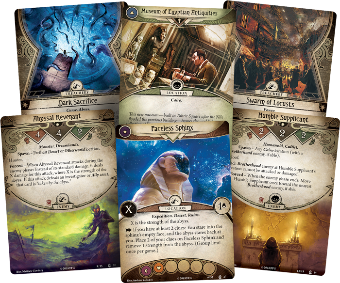 Fantasy Flight Games Arkham Horror LCG: Guardians of the Abyss Obrázek