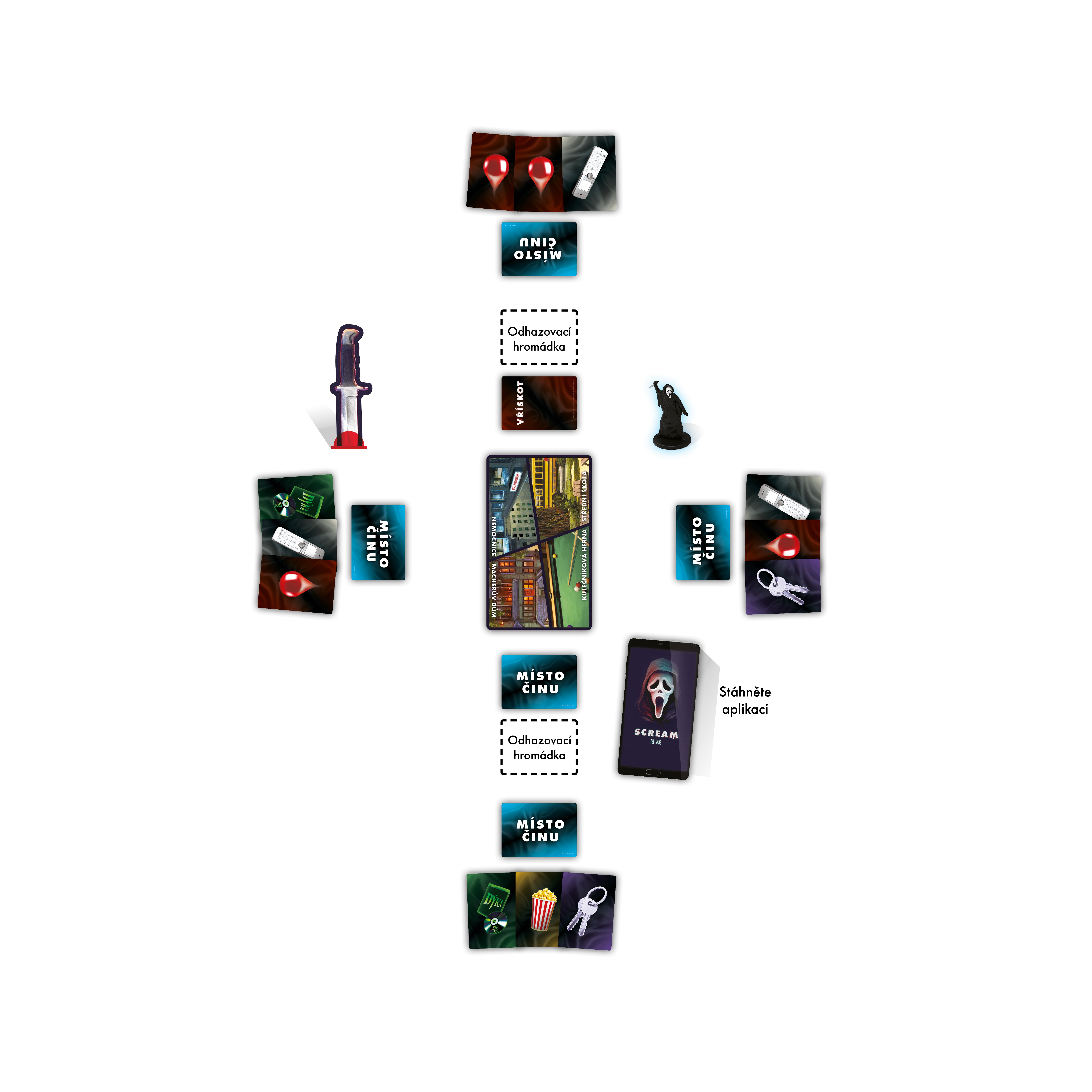 Asmodee Czech Republic Vřískot: Společenská hra Obrázek