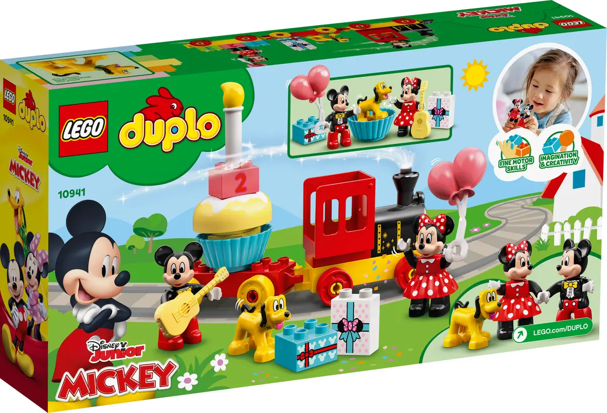 LEGO LEGO® Disney Narozeninový vláček Mickeyho a Minnie 10941