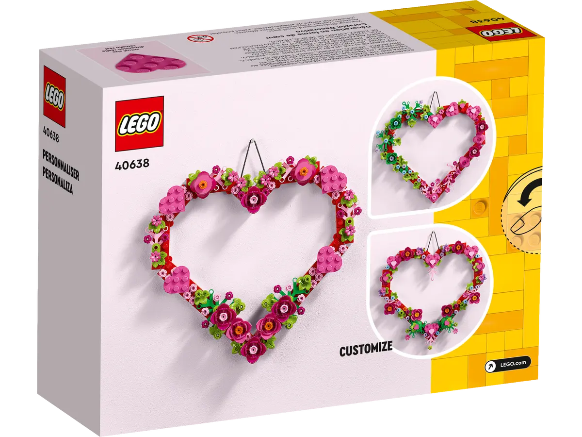 LEGO LEGO® Iconic Ozdoba ve tvaru srdce 40638 Obrázek