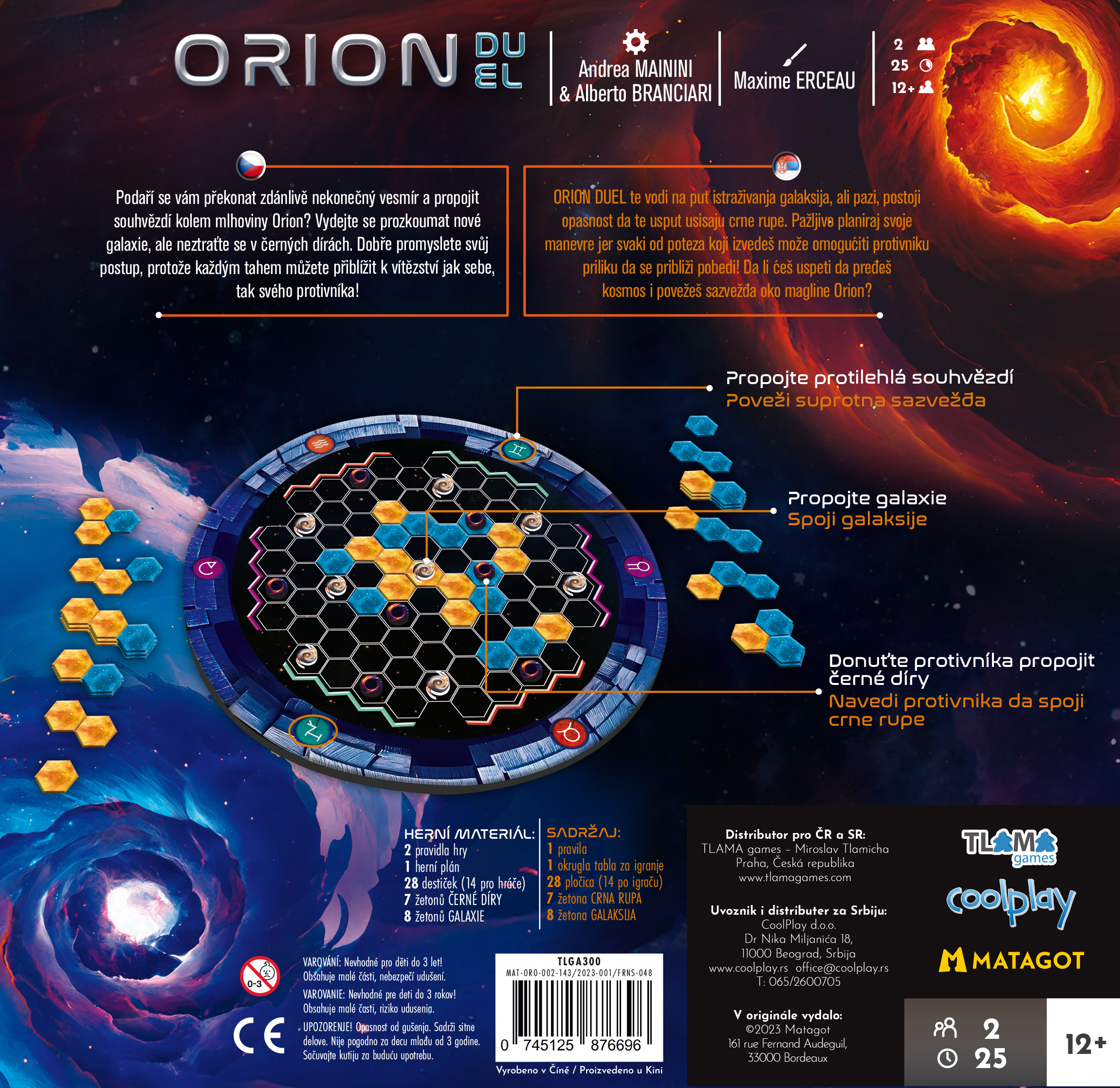 TLAMA games Orion Duel CZ/SB Obrázek