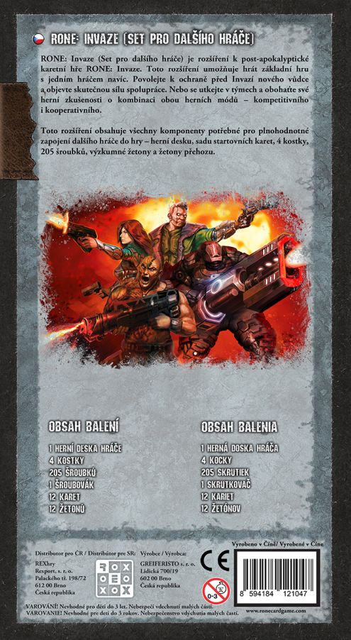REXhry RONE: Invaze - set pro dalšího hráče Obrázek